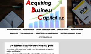 Acquiringbusinesscapital.com thumbnail