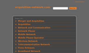 Acquisition-network.com thumbnail