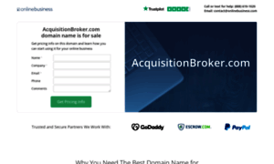 Acquisitionbroker.com thumbnail
