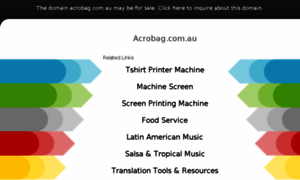 Acrobag.com.au thumbnail