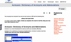 Acrolexic.com thumbnail