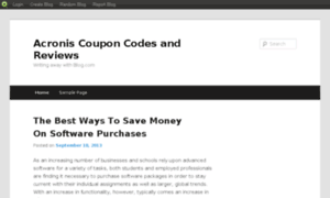 Acroniscoupons.blog.com thumbnail