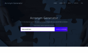 Acronym-generator.com thumbnail