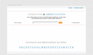 Acronyms-abbreviations.com thumbnail