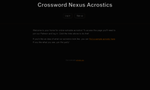 Acrostics.crosswordnexus.com thumbnail
