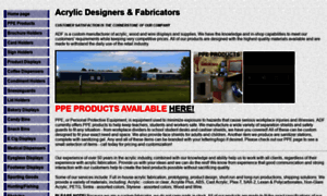 Acrylicdesigners.com thumbnail