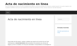 Actadenacimientoenlinea.org thumbnail