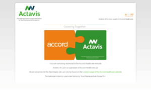 Actavis.co.uk thumbnail