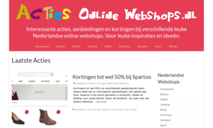 Actiesonlinewebshops.nl thumbnail