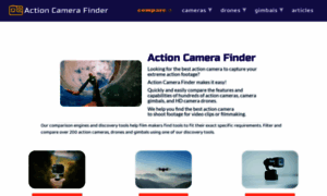 Actioncamerafinder.com thumbnail