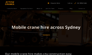 Actioncranes.com.au thumbnail