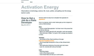 Activationenergy.wordpress.com thumbnail