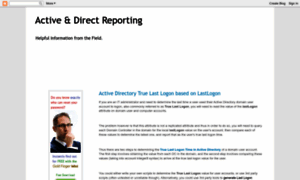 Active-direct-reporting.blogspot.com thumbnail