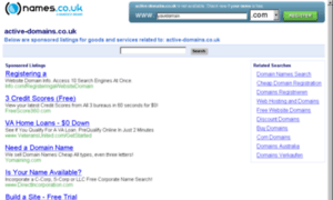 Active-domains.co.uk thumbnail