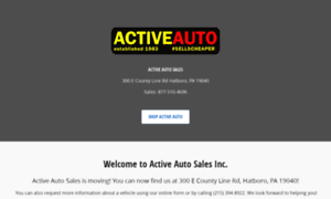 Activeautosales.com thumbnail