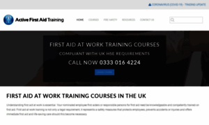 Activefirstaidtraining.co.uk thumbnail