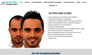 Activehairclinic.com thumbnail