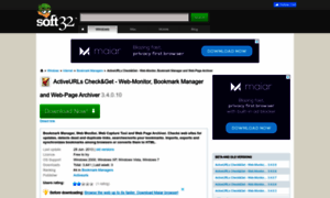 Activeurls-check-amp-get-web-monitor-bookmark-m.soft32.com thumbnail