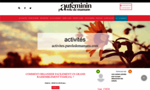 Activites.paroledemamans.com thumbnail