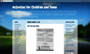 Activitiesforchildrenandteens.blogspot.com thumbnail