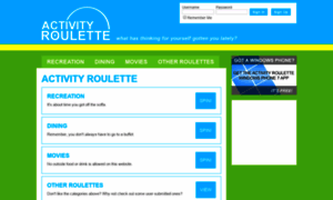 Activityroulette.com thumbnail