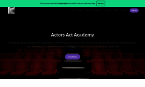 Actorsactacademy.com thumbnail