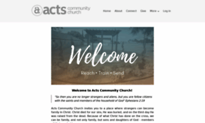 Actscommunitychurches.org thumbnail