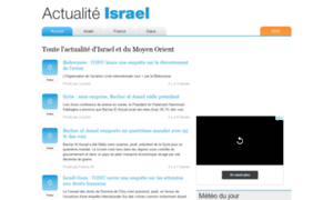 Actualite-israel.com thumbnail