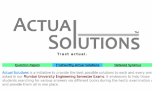 Actualsolutions.co.in thumbnail