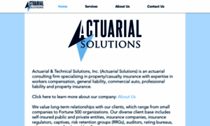 Actuarialsolutions.com thumbnail