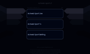 Actweb-sport.cf thumbnail