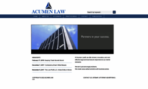 Acumenlawgroup.com thumbnail