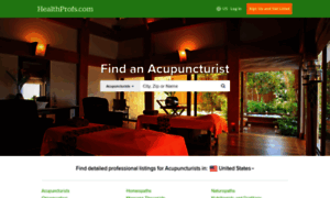 Acupuncturists.healthprofs.com thumbnail