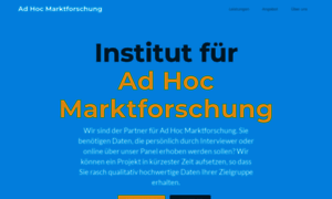 Ad-hoc-marktforschung.de thumbnail