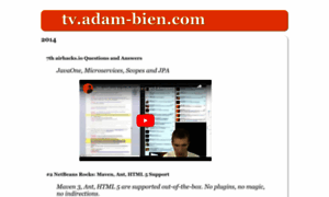 Adam-bien.tv thumbnail