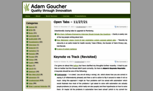 Adam.goucher.ca thumbnail