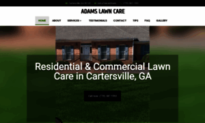 Adamlawncare.com thumbnail