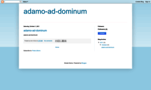 Adamo-ad-dominum.blogspot.co.uk thumbnail