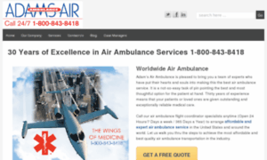 Adamsairambulance.com thumbnail