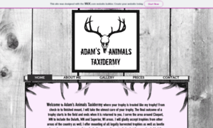 Adamsanimalstaxidermy.com thumbnail