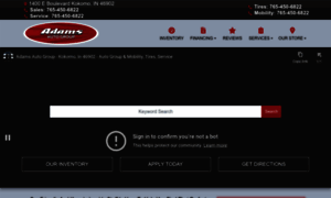 Adamsautogroup.net thumbnail