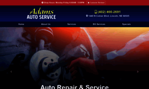 Adamsautorepair.net thumbnail