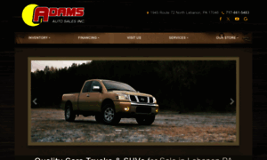 Adamsautosalesinc.com thumbnail