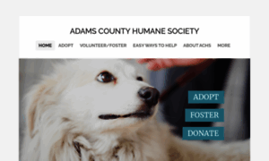 Adamscountyhumanesociety.org thumbnail