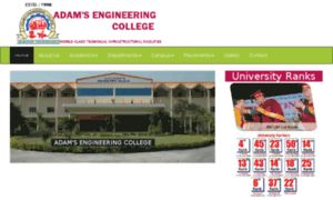 Adamsenggcollege.ac.in thumbnail