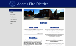 Adamsfiredistrict.com thumbnail