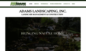 Adamslandscaping.com thumbnail