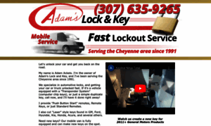 Adamsmobilelocksmith.com thumbnail