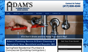 Adamsplumbingservice.com thumbnail