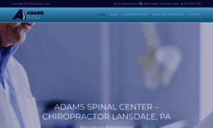 Adamsspinalcenter.com thumbnail